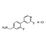 (3-fluoro-4-(2-fluoropyridin-4-yl)phenyl)methanamine hydrochloride, 95%