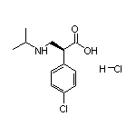 (S)-2-(4-Chlorophenyl)-3-(isopropylamino)propanoic acid hydrochloride, 95%