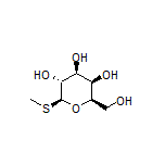 (2R,3R,4S,5R,6S)-2-(Hydroxymethyl)-6-(methylthio)tetrahydro-2H-pyran-3,4,5-triol
