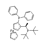 (R)-1-[(S)-2-(Diphenylphosphino)ferrocenyl]ethyldi-tert-butylphosphine