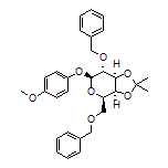 4-Methoxyphenyl 2,6-Di-O-benzyl-3,4-O-isopropylidene-β-D-galactopyranoside