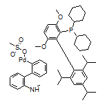 Methanesulfonato(2-dicyclohexylphosphino-3,6-dimethoxy-2’,4’,6’-tri-i-propyl-1,1’-biphenyl)(2’-methylamino-1,1’-biphenyl-2-yl)palladium(II)