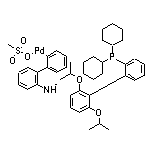 Methanesulfonato(2-dicyclohexylphosphino-2’,6’-di-isopropoxy-1,1’-biphenyl)[2’-(methylamino)-2-biphenylyl]palladium(II)