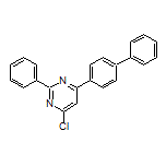 4-(4-Biphenylyl)-6-chloro-2-phenylpyrimidine