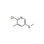 2-Chloro-3-methyl-5-(methylthio)pyridine