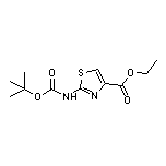 Ethyl 2-(Boc-amino)thiazole-4-carboxylate