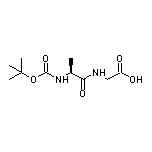 (S)-2-[2-[(tert-Butoxycarbonyl)amino]propanamido]acetic Acid