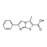 3-Methyl-6-phenylimidazo[2,1-b]thiazole-2-carboxylic Acid