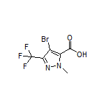 4-Bromo-1-methyl-3-(trifluoromethyl)-1H-pyrazole-5-carboxylic Acid