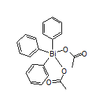 Bis(acetato-O)triphenylbismuth(V)
