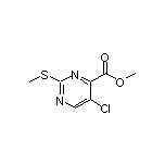 Methyl 5-Chloro-2-(methylthio)pyrimidine-4-carboxylate
