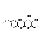 4-[[(2S,3R,4R,5S,6R)-3,4,5-Trihydroxy-6-(hydroxymethyl)tetrahydro-2H-pyran-2-yl]oxy]benzaldehyde