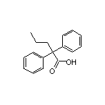 2,2-Diphenylpentanoic Acid