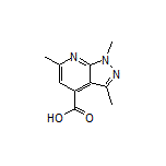 1,3,6-Trimethyl-1H-pyrazolo[3,4-b]pyridine-4-carboxylic Acid
