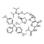 N2-Isobutyryl-5’-O-(4,4’-dimethoxytrityl)-2’-deoxyguanosine-3’-(2-cyanoethyl-N,N-diisopropyl)phosphoramidite