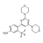 5-(2,6-Dimorpholinopyrimidin-4-yl)-4-(trifluoromethyl)pyridin-2-amine