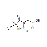 4-Cyclopropyl-4-methyl-2,5-dioxoimidazolidine-1-acetic Acid