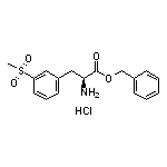 Benzyl (S)-2-Amino-3-[3-(methylsulfonyl)phenyl]propanoate Hydrochloride