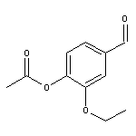 2-ethoxy-4-formylphenyl acetate