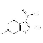 2-Amino-6-methyl-4,5,6,7-tetrahydrothieno[2,3-c]pyridine-3-carboxamide