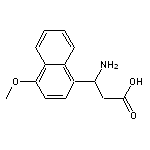 3-amino-3-(4-methoxy-1-naphthyl)propanoic acid