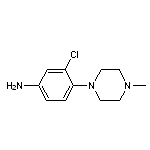 3-Chloro-4-(4-methyl-1-piperazinyl)aniline