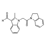 1-[2-(2,3-dihydro-1H-indol-1-yl)-2-oxoethyl]-2-methyl-1H-indole-3-carbaldehyde