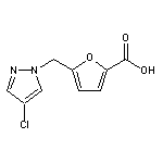 5-[(4-chloro-1H-pyrazol-1-yl)methyl]-2-furoic acid