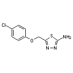 2-Amino-5-[(4-chlorophenoxy)methyl]-1,3,4-thiadiazole