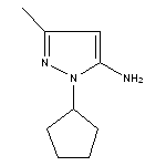 1-cyclopentyl-3-methyl-1H-pyrazol-5-amine