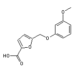 5-[(3-methoxyphenoxy)methyl]-2-furoic acid