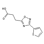 3-[3-(2-Thienyl)-1,2,4-oxadiazol-5-yl]propanoic Acid