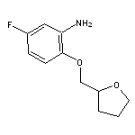 5-Fluoro-2-(tetrahydro-furan-2-ylmethoxy)-phenylamine