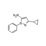 5-Amino-3-cyclopropyl-1-phenylpyrazole