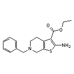 Ethyl 2-Amino-6-benzyl-4,5,6,7-tetrahydrothieno[2,3-c]pyridine-3-carboxylate