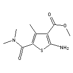 methyl 2-amino-5-[(dimethylamino)carbonyl]-4-methylthiophene-3-carboxylate