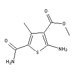 methyl 2-amino-5-(aminocarbonyl)-4-methylthiophene-3-carboxylate