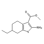 methyl 2-amino-6-ethyl-4,5,6,7-tetrahydro-1-benzothiophene-3-carboxylate