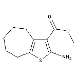 methyl 2-amino-5,6,7,8-tetrahydro-4H-cyclohepta[b]thiophene-3-carboxylate