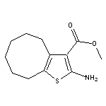 methyl 2-amino-4,5,6,7,8,9-hexahydrocycloocta[b]thiophene-3-carboxylate