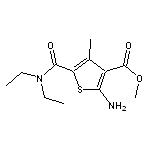 methyl 2-amino-5-[(diethylamino)carbonyl]-4-methylthiophene-3-carboxylate