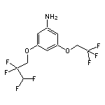 3-(2,2,3,3-tetrafluoropropoxy)-5-(2,2,2-trifluoroethoxy)aniline