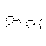 4-[(3-methoxyphenoxy)methyl]benzoic acid