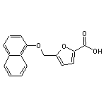 5-[(1-naphthyloxy)methyl]-2-furoic acid