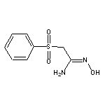 N’-hydroxy-2-(phenylsulfonyl)ethanimidamide