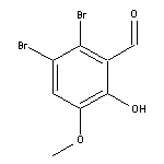 2,3-dibromo-6-hydroxy-5-methoxybenzaldehyde