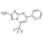 5-phenyl-7-(trifluoromethyl)[1,2,4]triazolo[1,5-a]pyrimidin-2-amine