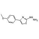 2-hydrazino-4-(4-methoxyphenyl)-1,3-thiazole HCl