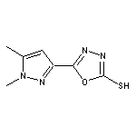 5-(1,5-dimethyl-1H-pyrazol-3-yl)-1,3,4-oxadiazole-2-thiol