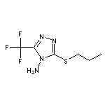 3-(propylthio)-5-(trifluoromethyl)-4H-1,2,4-triazol-4-amine